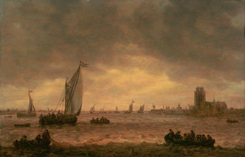 Jan van Goyen Mouth of the Meuse oil painting image